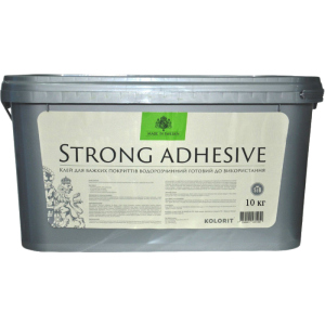 Клей для важких шпалер Kolorit Strong Adhesive 10 кг Білий (IG6546546867) ТОП в Дніпрі