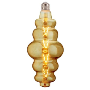 Лампа винтажная светодиодная филаментная (ретро) Horoz Electric Filament led ORIGAMI-XL 8W E27 2200K Янтар в Днепре