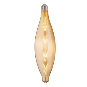 Лампа винтажная светодиодная филаментная (ретро) Horoz Electric Filament led ELLIPTIC-XL 8W E27 2200К Янтар лучшая модель в Днепре