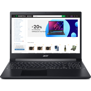 Ноутбук Acer Aspire 7 A715-42G-R0JA (NH.QDLEU.00A) Charcoal Black ТОП в Днепре