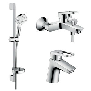 Комплект змішувачів Hansgrohe Logis Loop 1042019 (71150000+71244000+26553400) в Дніпрі