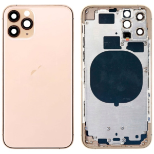 Кришка ззаду iPhone 11 Pro з рамкою Gold Copy в Дніпрі