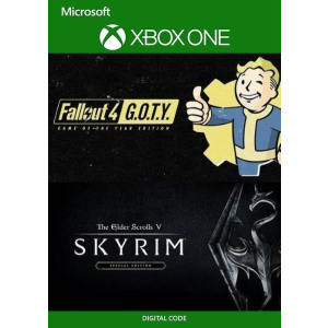 Skyrim Special Edition + Fallout 4 G.O.T.Y (Ключ Xbox One) регіон Аргентина ТОП в Дніпрі