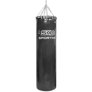 Мішок боксерський Sportko PVC 150 см з кільцем Чорний (SP-7018P05) в Дніпрі