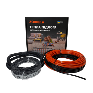 Тепла підлога ZOMMA Pro 5,5- 8,5 м² двожильна екранована ТОП в Дніпрі