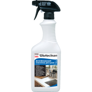Дезинфицирующий очиститель для кухни Glutoclean 0.75 л (4044899388937) в Днепре