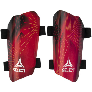 хороша модель Щитки футбольні Select Shin Guards Standard S (005) Червоні (5703543230716