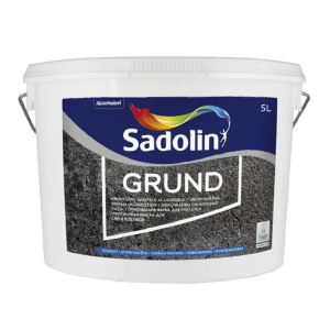 Грунт дисперсионный SADOLIN GRUND для впитывающих поверхностей белый (база ВW) 5л в Днепре