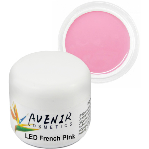 Гель для нарощування нігтів Avenir Cosmetics LED French pink 50 мл (5900308133088) в Дніпрі