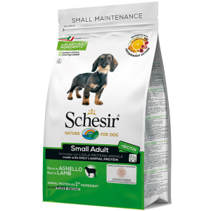 Сухой монопротеиновый корм Schesir Dog Small Adult Lamb для взрослых собак малых пород с ягненком 2 кг (8005852150172) надежный