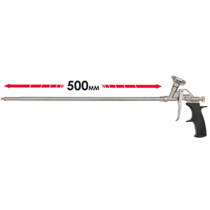купить Пистолет для пены Intertool PT-0650 с длинным носиком 500 мм + 4 насадки (PT-0650)