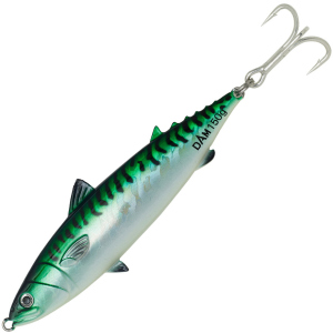 Блесна DAM Salt-X Mackerel Pilks 100 г 11 см тройник № 1/0 Green Glow UV (69489) лучшая модель в Днепре