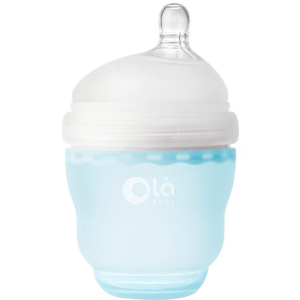 Детская силиконовая антиколиковая бутылочка Olababy GentleBottle Sky Голубой 120 мл (80440) лучшая модель в Днепре