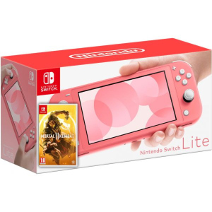 Nintendo Switch Lite Coral + Гра Mortal Kombat 11 (російська версія) надійний