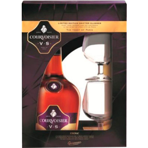 Коньяк Courvoisier VS 0.7 л 40% + 2 келихи (5010696004379) в Дніпрі