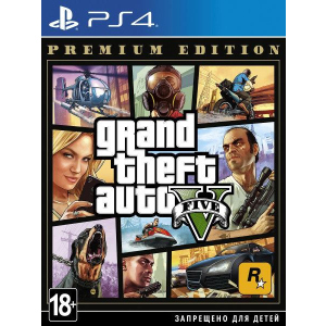 GTA V Grand Theft Auto V Premium Edition (PS4, російські субтитри)