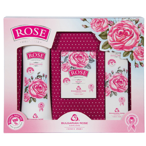 Набір Bulgarian Rose Original Лосьйон для тіла 200 мл + Крем для рук 50 мл + Крем-мило 100 г (3800007216513) в Дніпрі