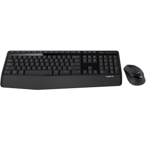 Комплект (клавіатура, миша) бездротовий Logitech MK345 Combo Black USB (920-008534)