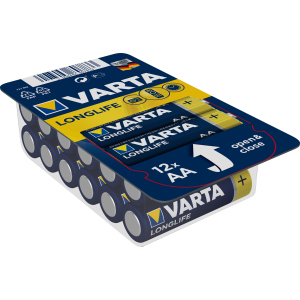 Батарейка Varta Longlife AA 12 Alkaline (04106301112) (4008496807833) рейтинг