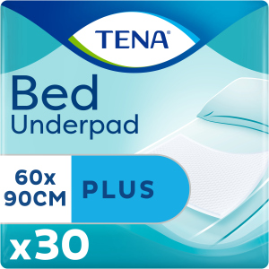 Одноразові пелюшки, що вбирають Tena Bed Plus 60x90 см 30 шт (7322540800760) ТОП в Дніпрі