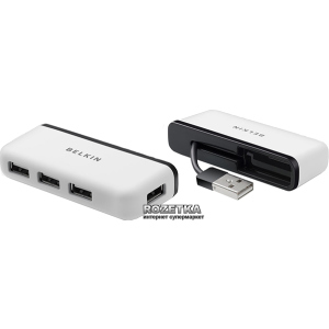 USB-хаб Belkin USB 2.0 4 порта White (F4U021bt)