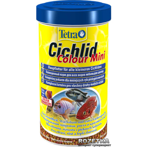 Корм Tetra Cichlid Colour Mini для аквариумных рыб в гранулах 10 л (4004218201385)