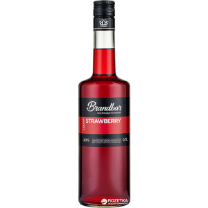 хороша модель Лікер Brandbar Strawberry 0.7 л 20% (4820085491168)