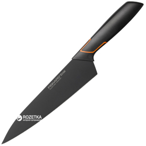 Кухонний ніж Fiskars Edge кухарський 19 см Black (1003094) рейтинг