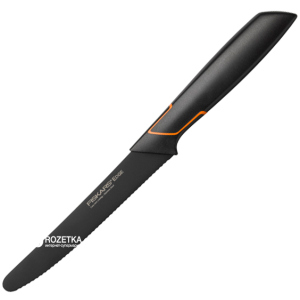 Кухонний ніж Fiskars Edge для томатів 13 см Black (1003092) краща модель в Дніпрі