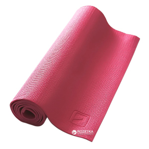 Килимок для йоги LiveUp Yoga Mat 173x61x0.4 см Pink (LS3231-04p)