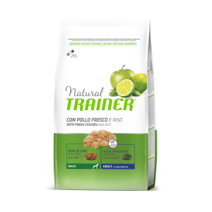 Сухий корм Trainer Natural Super Premium Adult Maxi для дорослих собак великих та гігантських порід від 2 до 6 років 3 кг (8015699601720/8015699006976) рейтинг