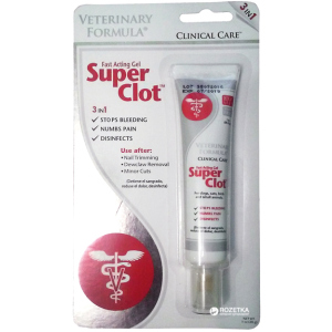 Гель для обробки ран Veterinary Formula Clinical Care Super Clot 28 г (736990002013) ТОП в Дніпрі