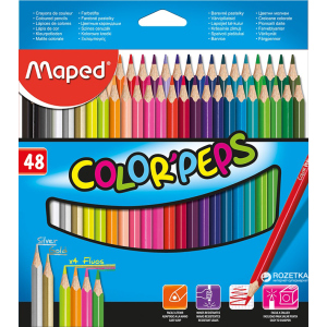 Олівці кольорові Maped Color Peps Classic 48 кольорів (MP.832048) краща модель в Дніпрі