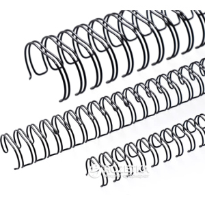 Металеві пружини bindMARK 12.7 мм 100 шт Чорні (20000472520) ТОП в Дніпрі