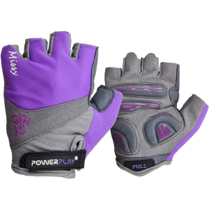 Велоперчатки женские PowerPlay 5277A XS Purple (5277A_XS_Purple) ТОП в Днепре