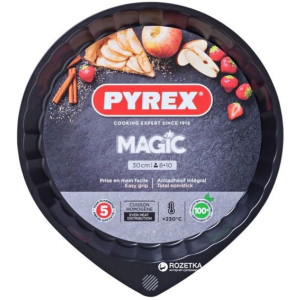 Форма круглая для выпечки пироговPyrex Magic30 см Круглая Черная (MG30BN6) рейтинг