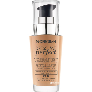 Тональна основа Deborah Dress me Perfect SPF 15 № 03 30 мл (8009518230123) краща модель в Дніпрі