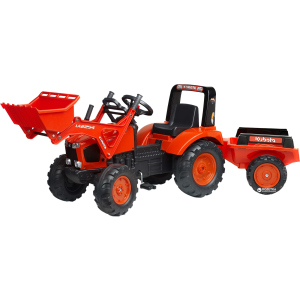 Детский трактор Falk 2060AM Kubota на педалях Красный (2060AM) (3016202060145) в Днепре