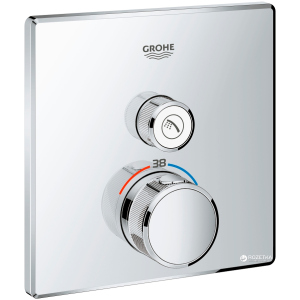 Верхня частина змішувача для душу GROHE Grohtherm SmartControl 29123000 краща модель в Дніпрі