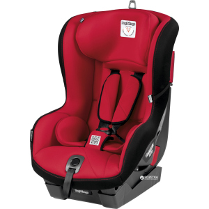 Автокресло Peg-Perego Viaggio 1 Duo-Fix K Rouge Черное с красным (IMDA020035DX13DX79) (8005475359471) лучшая модель в Днепре