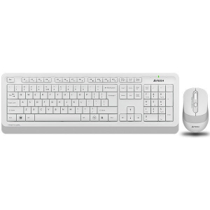 Комплект беспроводной A4Tech Fstyler FG1010 White+Grey USB (186317) ТОП в Днепре