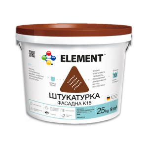 Фасадна штукатурка K15 "ELEMENT" Зерниста 25 кг краща модель в Дніпрі