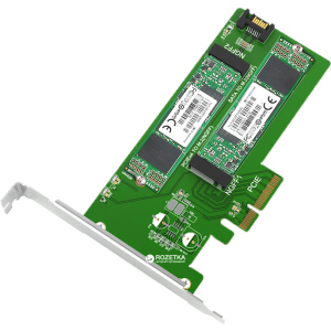 Адаптер Maiwo Multi-Size PCI-E to M.2 PCIe SSD / SATA to M.2 SATA SSD (KT015)