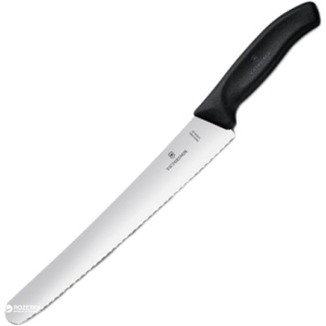 купить Кухонный нож Victorinox SwissClassic Bread and Pastry 26 см Черный (6.8633.26)