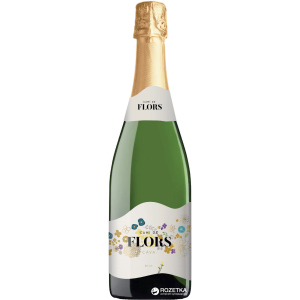 Вино игристое Cami de Flors Cava Brut белое сухое 0.75 л 11.5% (8410644611609) лучшая модель в Днепре