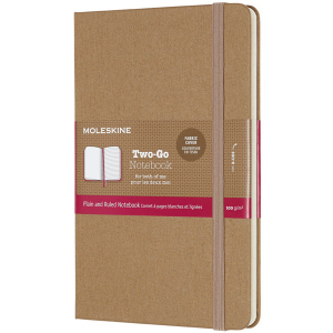 Записная книга Moleskine Two-Go 11.5 x 17.5 см 144 страницы Бежевая (8058647620206) лучшая модель в Днепре