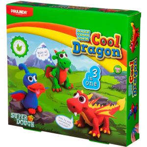 Масса для лепки Paulinda Super Dough Cool Dragon Драконы 3 в 1 (PL-081554) ТОП в Днепре