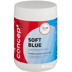 Порошок Concept Soft Blue Lightening Powder для освітлення волосся 500 г (4690494020354)