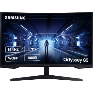 Монітор 31.5" Samsung Odyssey G5 LC32G54T Black (LC32G54TQWIXCI) краща модель в Дніпрі