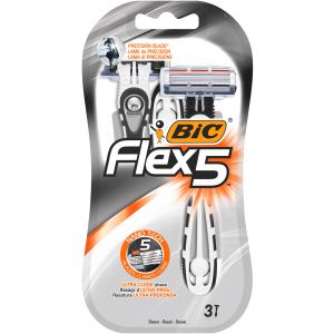 Бритва BIC Flex 5 Dispo 3 шт (3086123492868) лучшая модель в Днепре